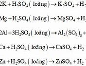 Ca Có Tác Dụng Với H2So4 Loãng Không