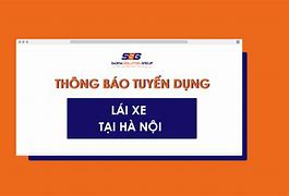 Tuyển Lái Xe Hà Nội